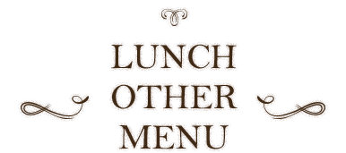 lunch other menu